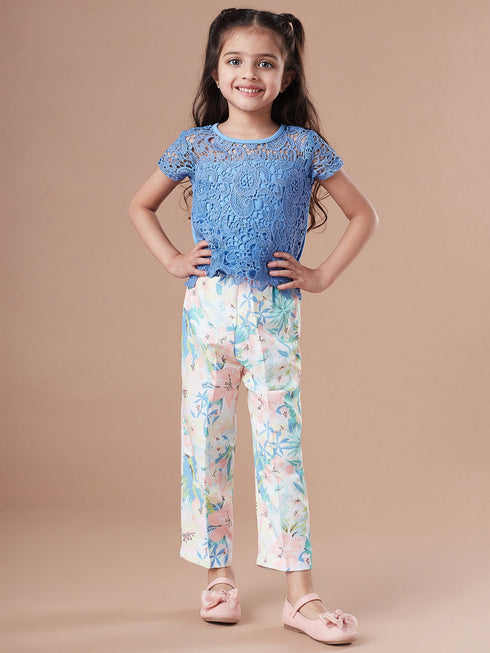 Girls Top With Trousers